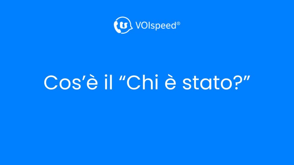Cos’è il Chi è Stato?