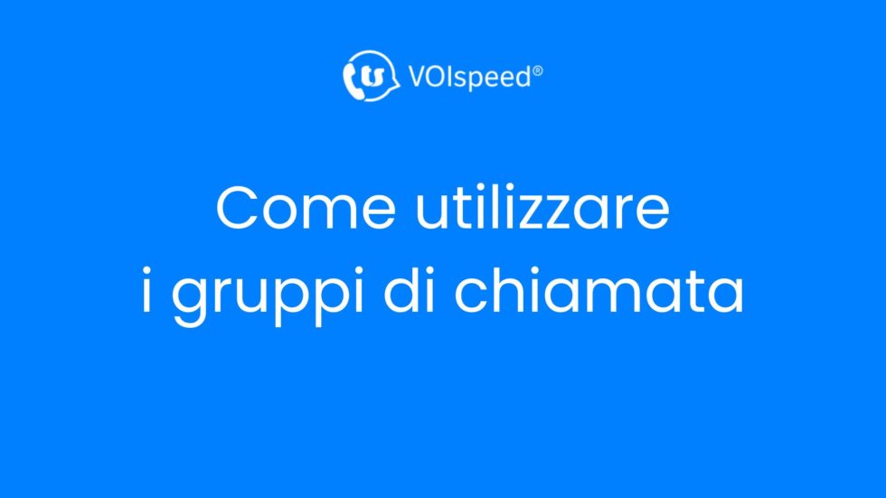 Come utilizzare i gruppi di squillo